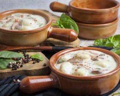 Cremige Gnocchi-Suppe mit Gemüse