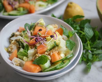 Quinoa-Sommersalat mit Melone