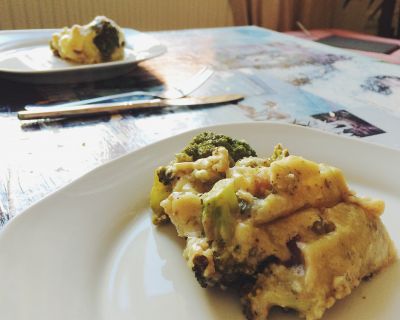 Kartoffel-Brokkoli-Auflauf – vegan und vegetarisch
