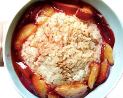 KokosMilchreis mit Pflaumen