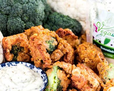 Gemüse im Crunchy Bierteig