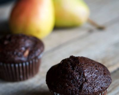 Saftige Schoko-Birnen-Muffins