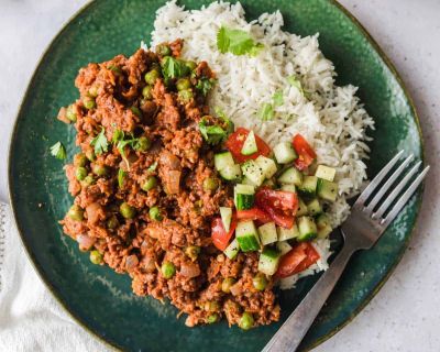 Veganes Keema Curry
