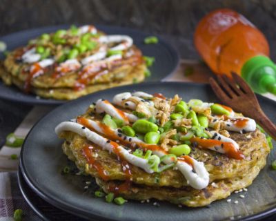Okonomiyaki – Weißkraut-Pfannkuchen