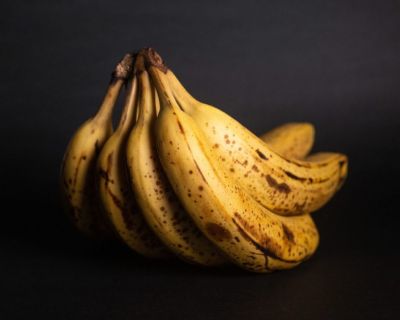 Eis aus überreifen Bananen