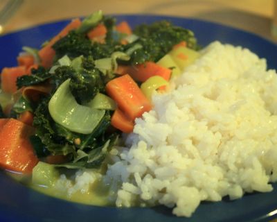 Grünkohl-Curry