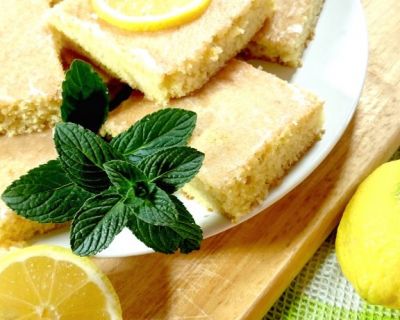 Fluffiger Zitronenkuchen vom Blech