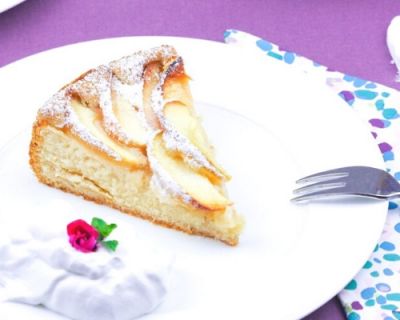 Flaumig fruchtig süßer Apfel Kuchen