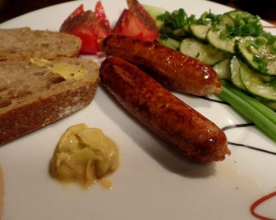 Jackfruit Kichererbsenwurst