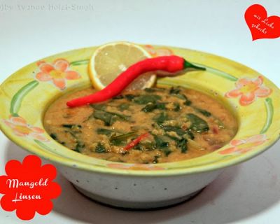 Indische Linsen mit Mangold – Mangold Kokos Dhal