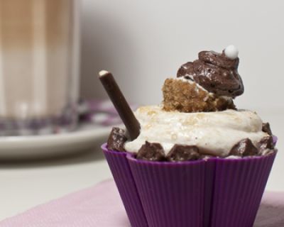 Tchibo Backwettbewerb: Chai-Latte-Cupcakes (vegan, laktosefrei)