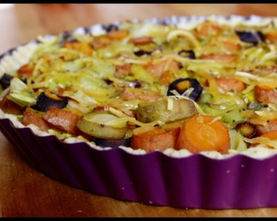 Rezept vom 09.08.2015: Vegane Möhren Quiche Reloaded