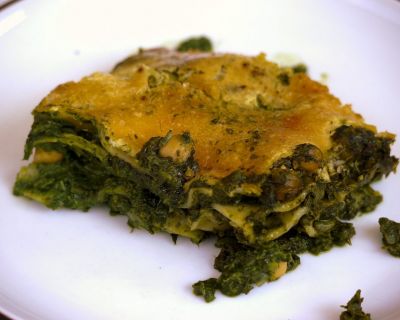 Palak Chana – Spinat Kichererbsen Lasagne indisch inspiriert