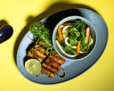 Miso-Suppe mit Wasabi-Senf: würzig, einfach, lecker