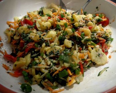 Kartoffelsalat mit Petersilien Pesto