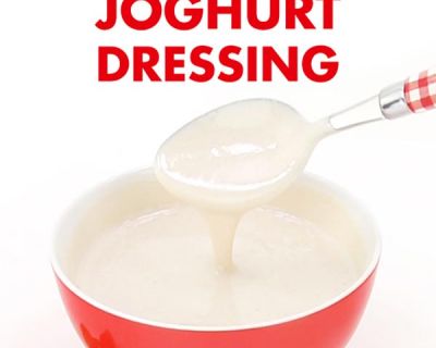 Veganes Tahin-Joghurt-Dressing