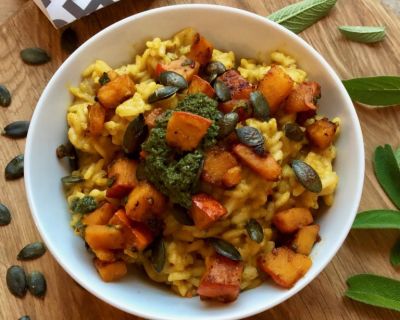 Cremiges Kürbisrisotto vegan