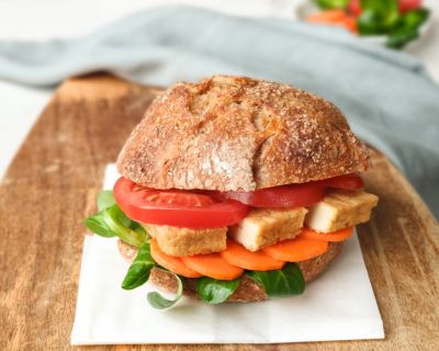 Veganes Weckerl für Unterwegs