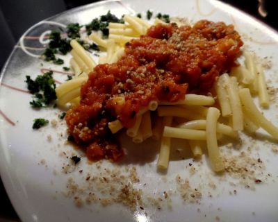 Auberginen Bolognese