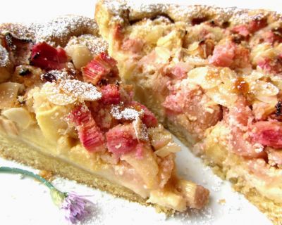 Rhabarber-Apfel-Kuchen