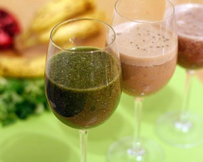 3 Bananen-Chia-Smoothies