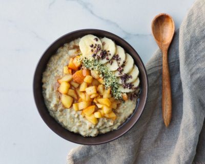 Warmer Porridge schnell zubereitet