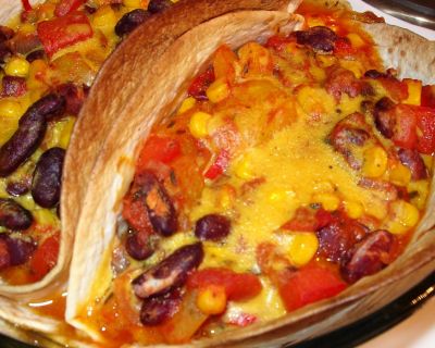 Chili meets Tortilla -> überbackene Tortilla