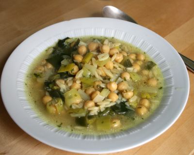 Griechische Kichererbsensuppe