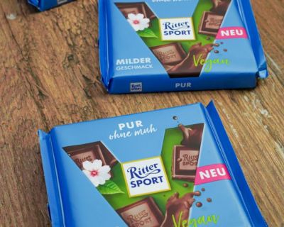 Die neue Ritter Sport Vegan Pur