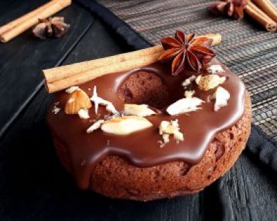 Lebkuchen Donuts (Vegan, Glutenfrei, Fruchtgesüßt, Ohne Öl)