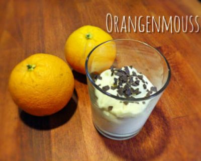 Orangenmousse
