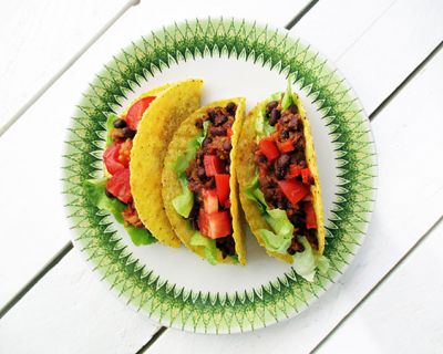 Fruchtig Scharfe Bohnen Taco Füllung (Vegan, Glutenfrei)