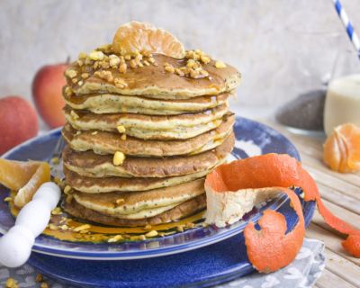 Clementinen-Mohn-Pancakes #pancakesunday