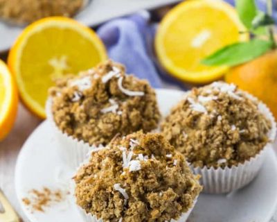 Orangen Muffins mit Zimt