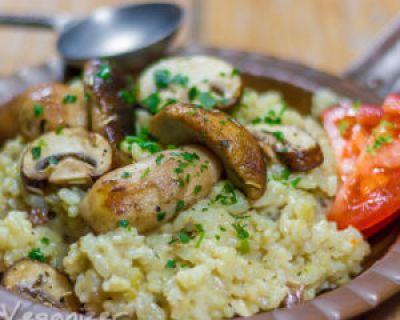 Champignon-Steinpilz-Risotto