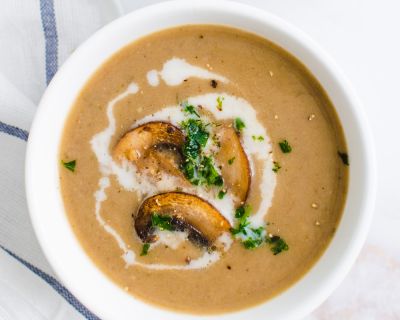 Vegane Maroni-Pilz-Suppe