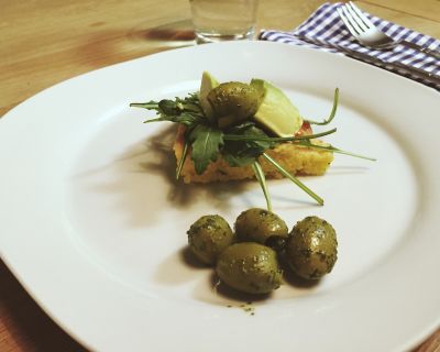 Polentapizza vegan
