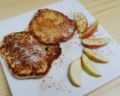 Vegan Breakfast: Apfel-Pancakes