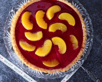 Peach Melba Tart * Pfirsich Melba Kuchen
