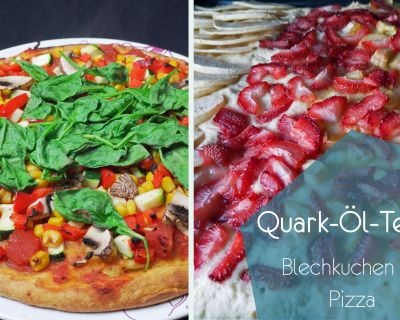 Quark-Öl-Teig – Obstkuchen + Pizza