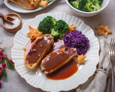 Veganer Tempeh Wellington: Festliches Hauptgericht für Weihnachten