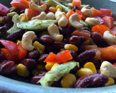 Avokado Bohnen Salat