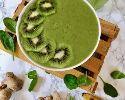 Grüner Detox-Smoothie vegan