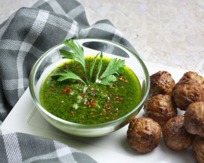 Chimichurri – Scharfe vegane Kräutersauce