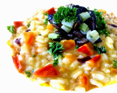 Kürbisrisotto