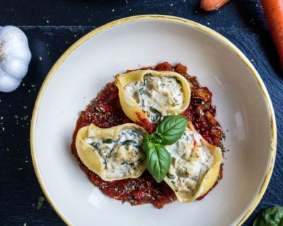 Gefüllte Nudeln vegan