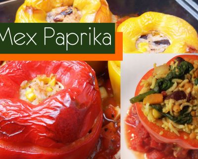 2 Varianten TexMex Paprika