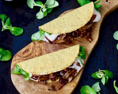 Tacos mit Austernpilz-Fleisch [Taco Tuesday]