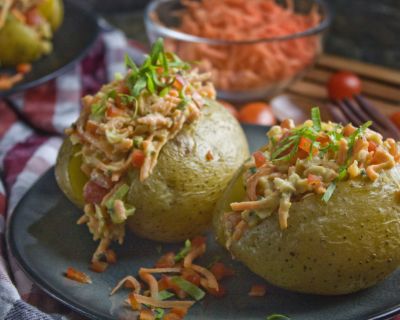 Farmersalat-Ofenkartoffel – Simpel aber gut!