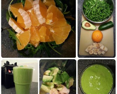 Schnelles Rezept für einen grünen Mittags-Smoothie